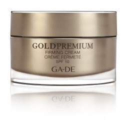 Денний зміцнюючий крем  SPF 10 Для всіх типів шкіри “Gold Premium”